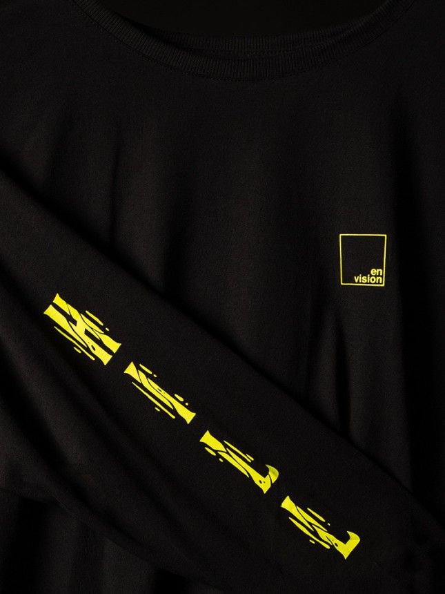 Camiseta "Ripper" Manga Longa - Preta