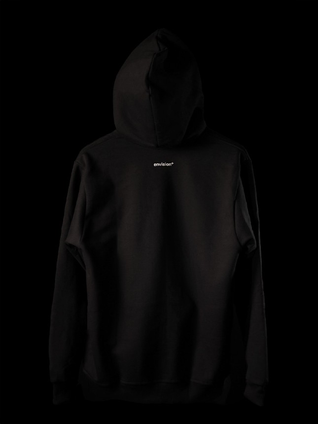 Moletom "Essential" Canguru - Preto Bordeau