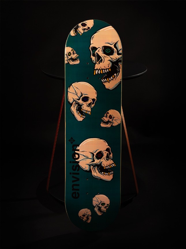 Shape "Skulls" - Petroleum Green