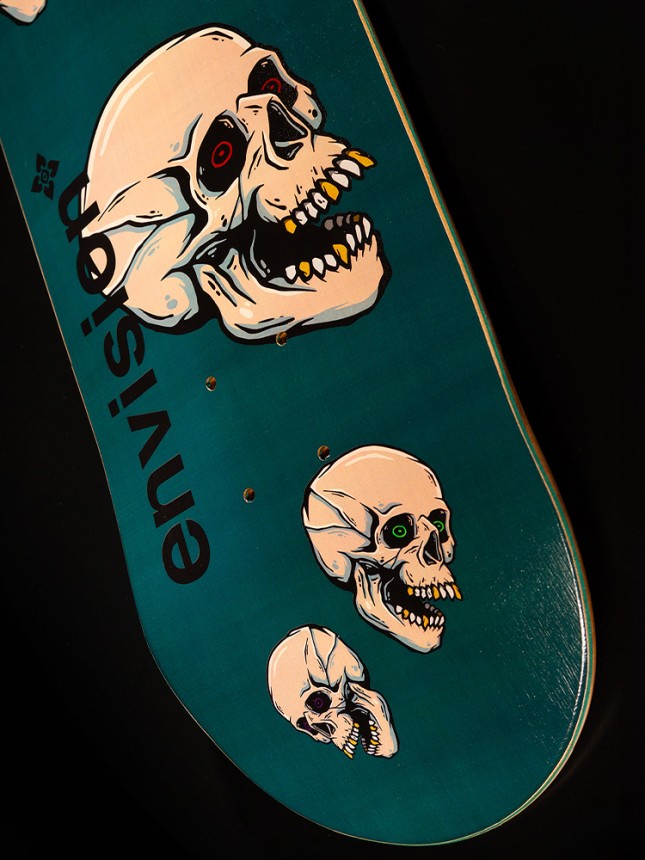 Shape "Skulls" - Petroleum Green